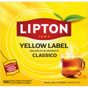 Lipton Black Tea 100 bags – 12 pcs per carton