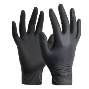 Black gloves LARGE 100 * 10